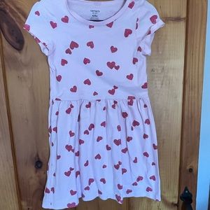 Little girl heart summer dress.